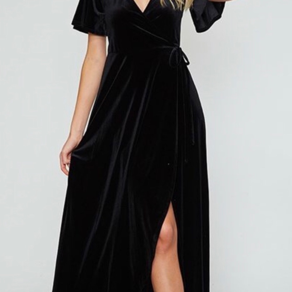 Velvet Black dress - Picture 3 of 4